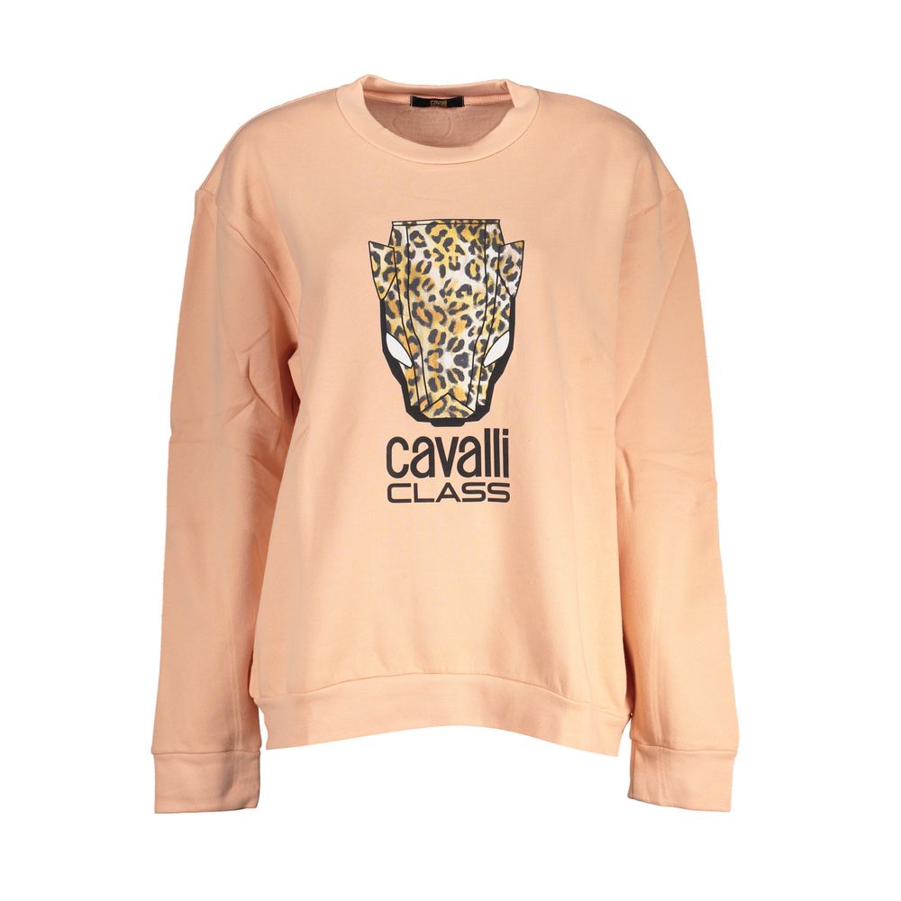 Cavalli Class Rosa Polyester Women Sweatshirt Cavalli Class