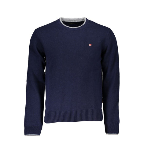 Napapijri Blue Tessuto Men Sweater Napapijri