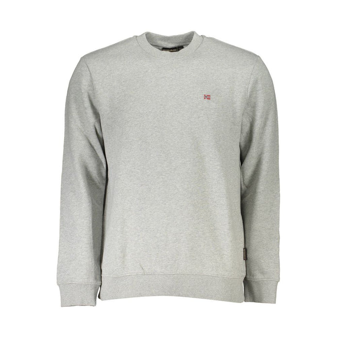 Napapijri Grigio Cotton Men's Sweatshirt Napapijri