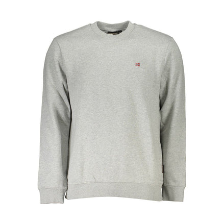 Napapijri Grigio Cotton Men's Sweatshirt Napapijri