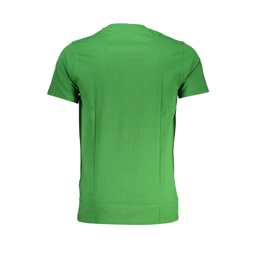 Cavalli Class Verde Cotton Men T-Shirt Cavalli Class