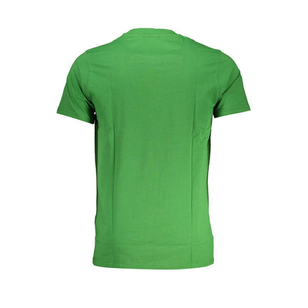 Cavalli Class Verde Cotton Men T-Shirt Cavalli Class