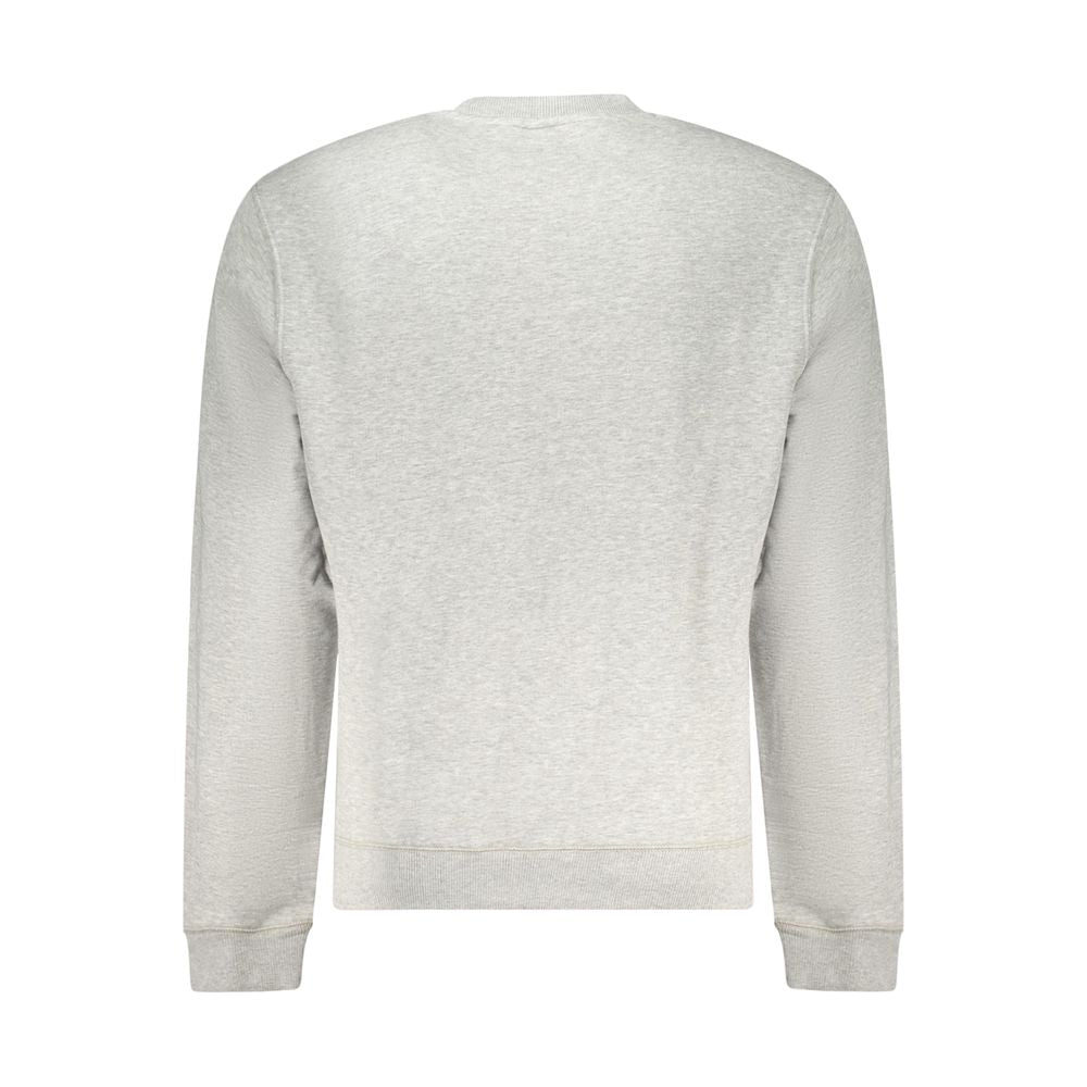 Napapijri Grigio Cotton Men Sweatshirt Napapijri