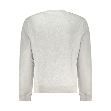 Napapijri Grigio Cotton Men Sweatshirt Napapijri