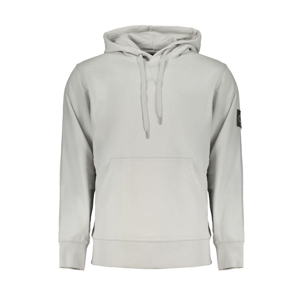 Calvin Klein Grigio Cotton Men's Sweatshirt Calvin Klein