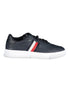 Tommy Hilfiger Blue Leather Men Sneaker Tommy Hilfiger