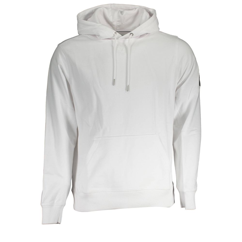 Calvin Klein Bianco Cotton Men Sweatshirt Calvin Klein