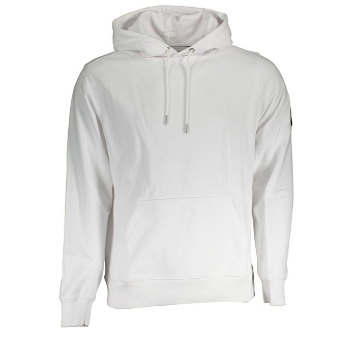 Calvin Klein Bianco Cotton Men Sweatshirt Calvin Klein