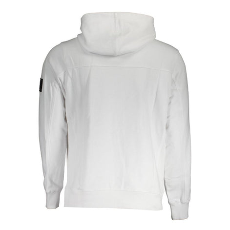 Calvin Klein Bianco Cotton Men Sweatshirt Calvin Klein