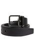 Dolce & Gabbana Black Classic Calf Leather Silver Buckle Belt Dolce & Gabbana