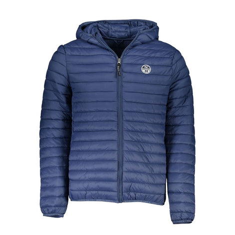 North Sails Blue Polyamide Men Jacket North Sails
