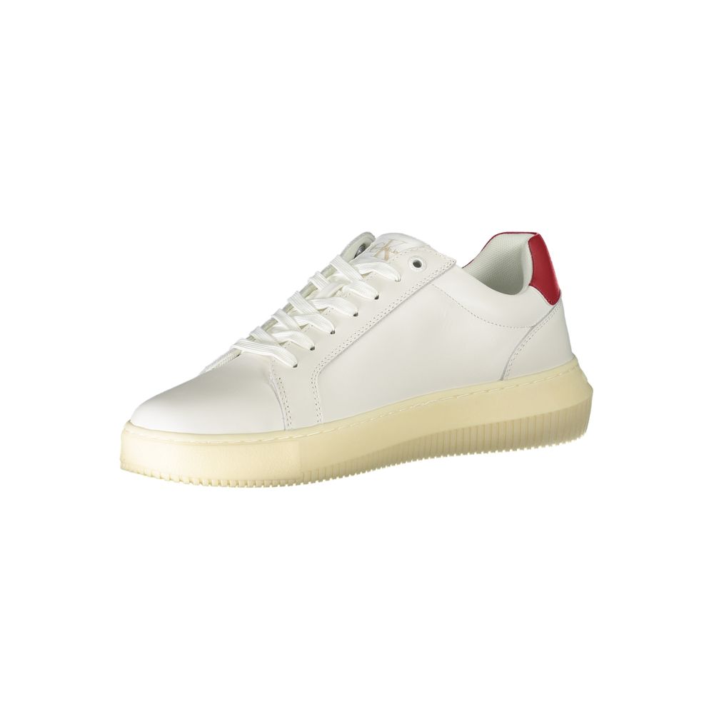 Calvin Klein White Polyester Athletic Sneakers Calvin Klein