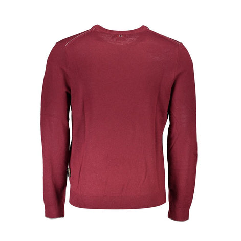Napapijri Red Fabric Men Sweater Napapijri