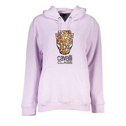 Cavalli Class Viola Polyester Women Sweatshirt Cavalli Class