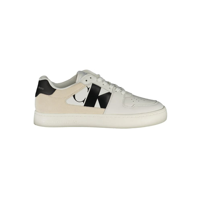 Calvin Klein White Polyester Athletic Sneakers Calvin Klein