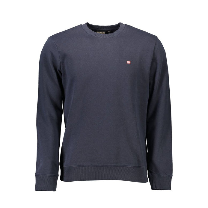Napapijri Blue Cotton Men's Sweatshirt Napapijri