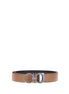 Ferragamo Brown Calf Leather Bos Taurus Regular Belt Ferragamo