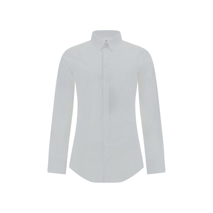 Dolce & Gabbana White Elastane Dress Shirt