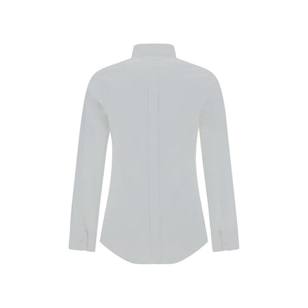 Dolce & Gabbana White Elastane Dress Shirt Dolce & Gabbana