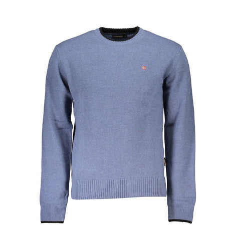 Napapijri Blue Tessuto Men Sweater Napapijri