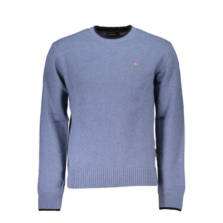 Napapijri Blue Tessuto Men Sweater Napapijri
