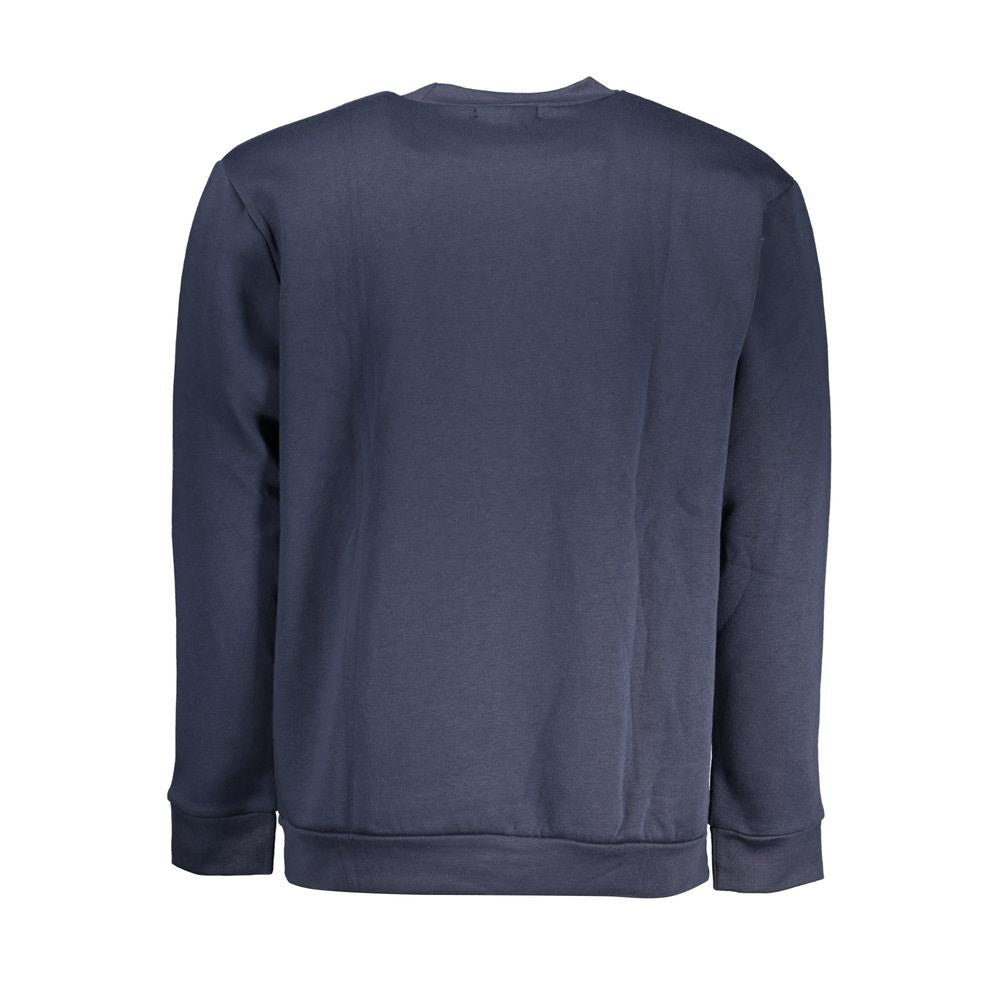 Cavalli Class Blue Polyester Men's Sweatshirt Cavalli Class