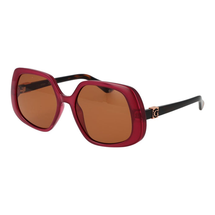 Guess Burgundy Plastic Sunglasses Guess
