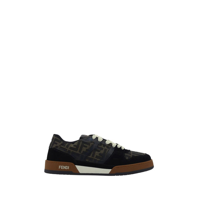 Fendi Multicolor Calf Leather Bos Taurus Low Top Sneakers Fendi