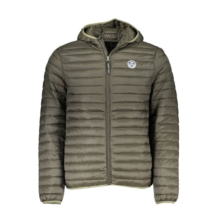 North Sails Green Polyamide Men Jacket North Sails