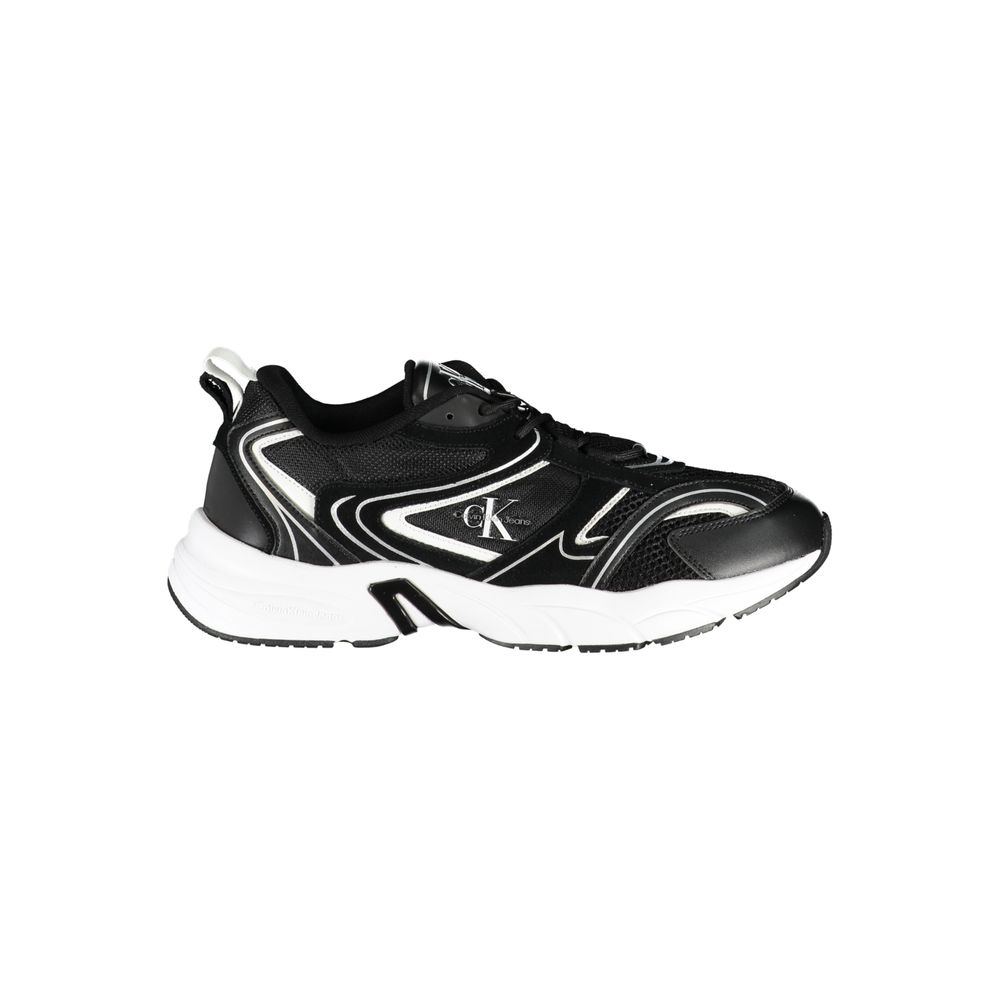 Calvin Klein Black Polyurethane Men's Sneaker Calvin Klein