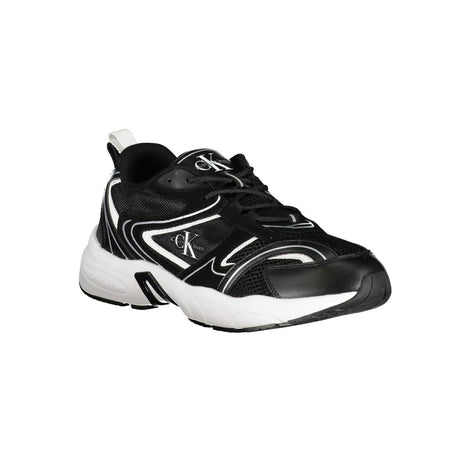 Calvin Klein Black Polyurethane Men's Sneaker Calvin Klein