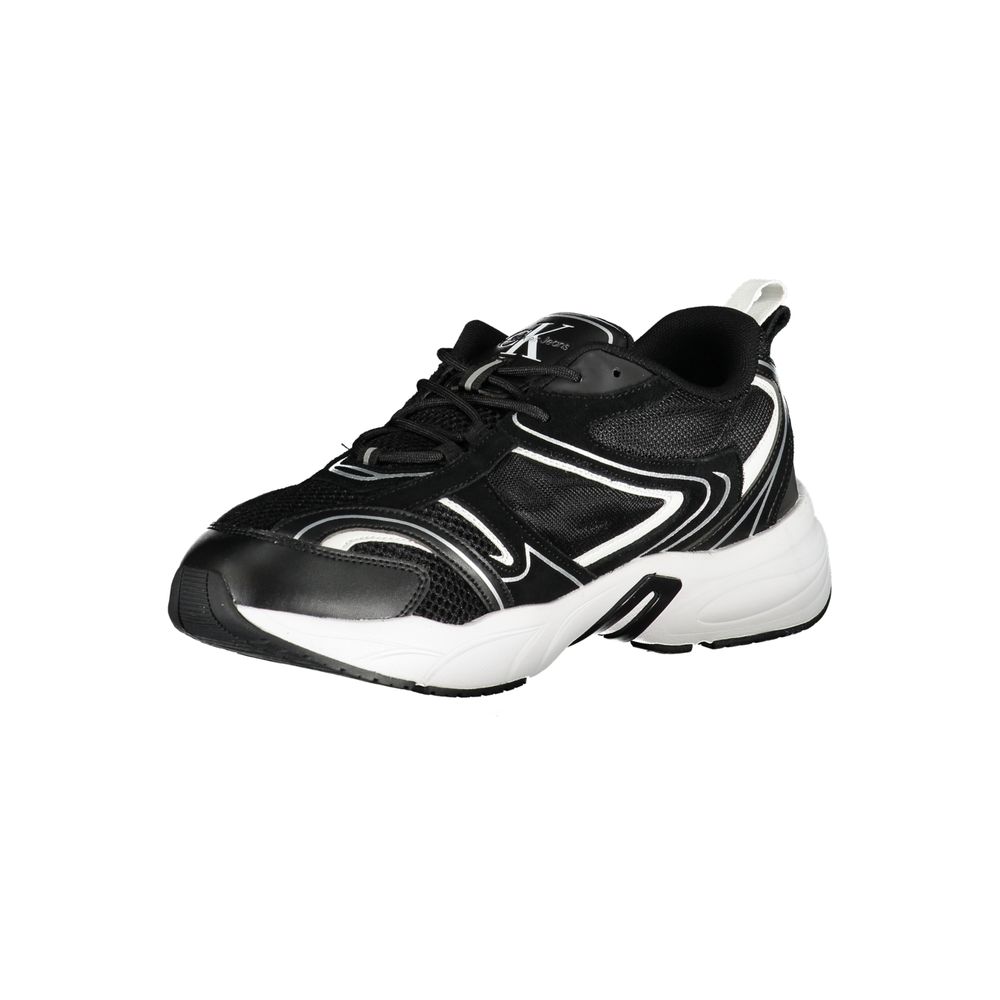 Calvin Klein Black Polyurethane Men's Sneaker Calvin Klein