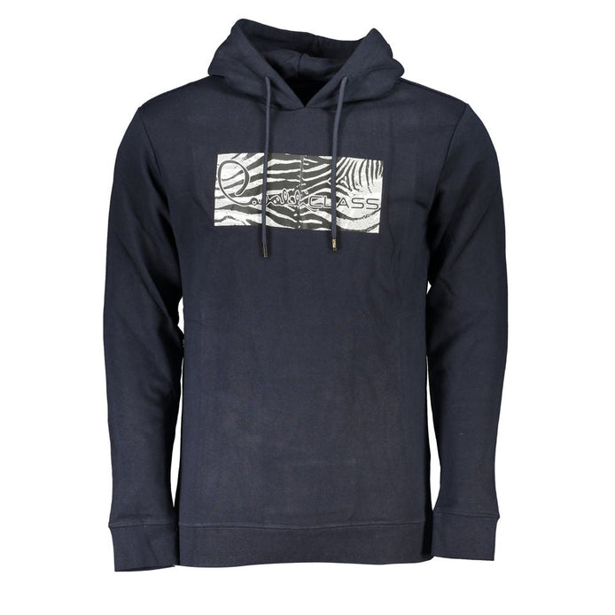 Cavalli Class Blue Cotton Men's Sweatshirt Cavalli Class
