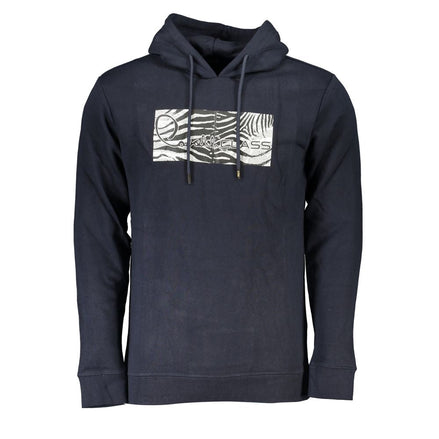 Cavalli Class Blue Cotton Men's Sweatshirt Cavalli Class