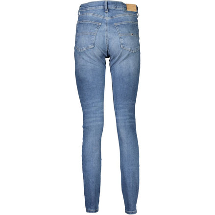 Tommy Hilfiger Blue Cotton Women's Skinny Jean Tommy Hilfiger