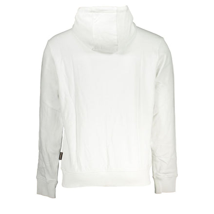 Napapijri White Cotton Men Sweater Napapijri