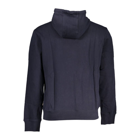 Napapijri Blue Cotton Men Sweatshirt Napapijri