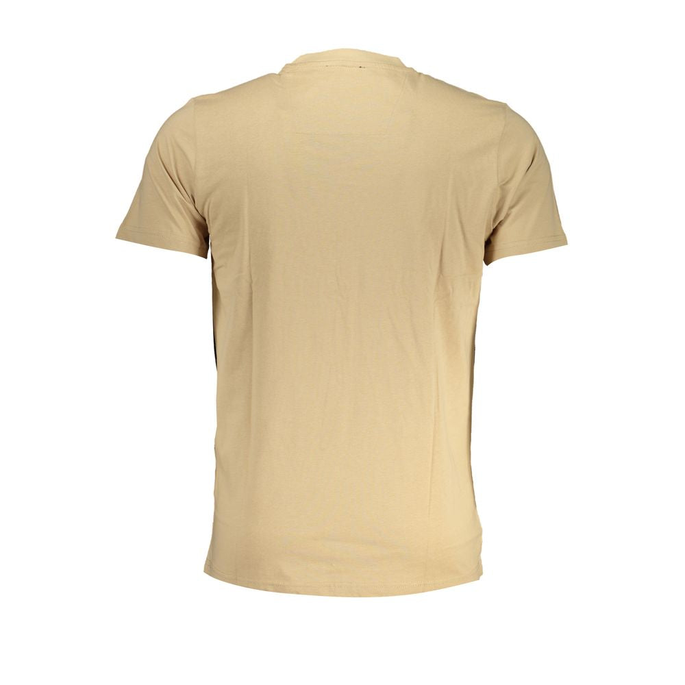 Cavalli Class Beige Baumwoll-T-Shirt für Herren