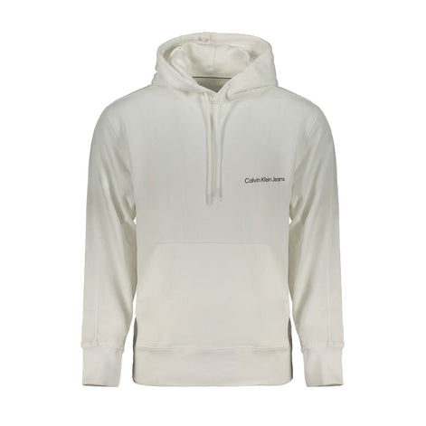 Calvin Klein White Cotton Men's Hooded Sweatshirt Calvin Klein