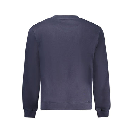 Napapijri Blue Cotton Men Sweatshirt Napapijri