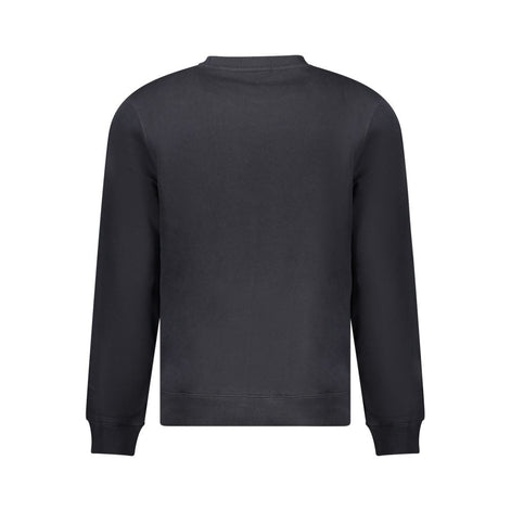 Napapijri Black Cotton Mens Sweatshirt Napapijri