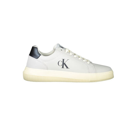 Baskets Calvin Klein blanches en polyuréthane pour homme