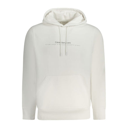 Calvin Klein White Cotton Men's Sweatshirt Calvin Klein