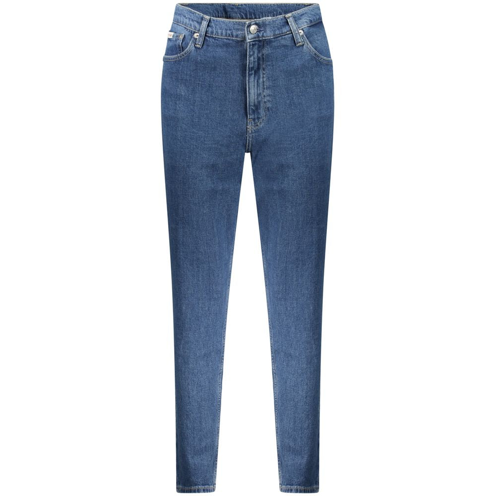 Calvin Klein Blu Cotton Women's Jean Calvin Klein