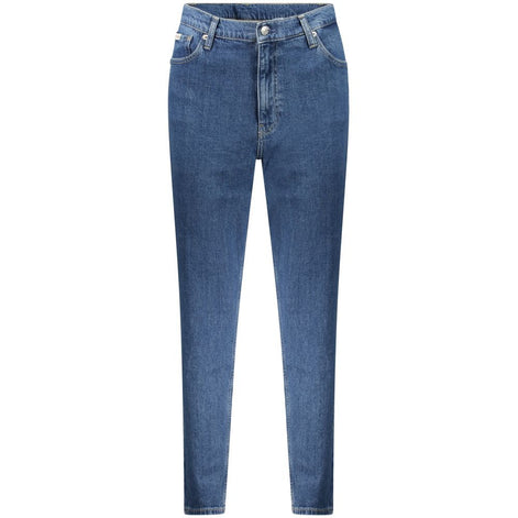Calvin Klein Blu Cotton Women's Jean Calvin Klein
