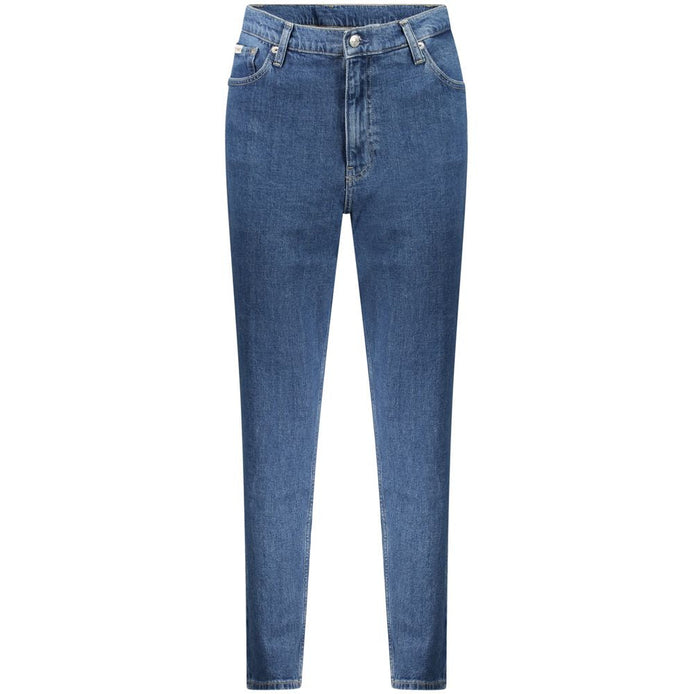 Calvin Klein Blu Cotton Women's Jean Calvin Klein