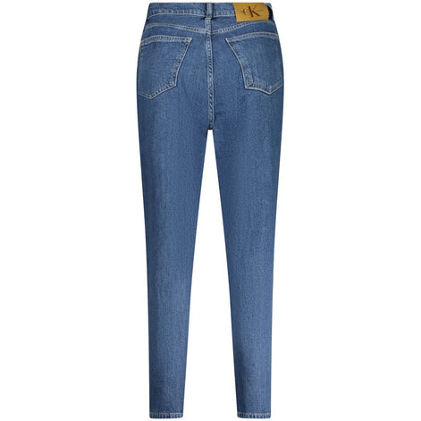 Calvin Klein Blu Cotton Women's Jean Calvin Klein