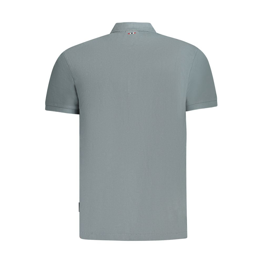 Napapijri Grigio Cotton Men Polo Napapijri