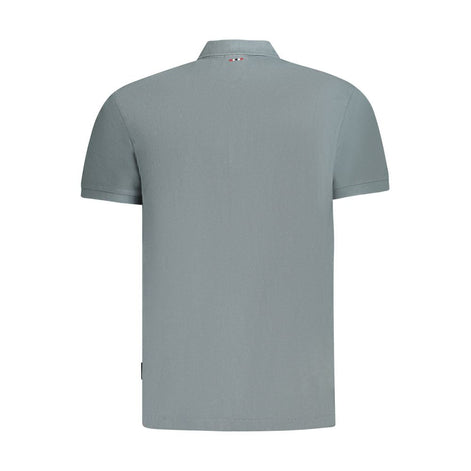 Napapijri Grigio Cotton Men Polo Napapijri