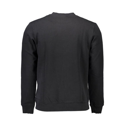 Napapijri Black Cotton Men Sweatshirt Napapijri